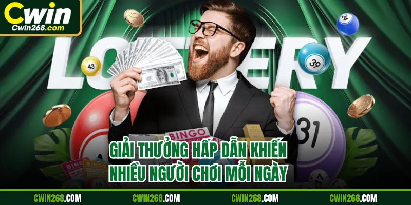 Giải thưởng hấp dẫn khiến nhiều người chơi mỗi ngày