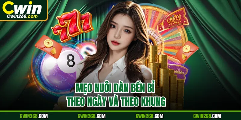 Mẹo nuôi dàn bền bỉ theo ngày và theo khung