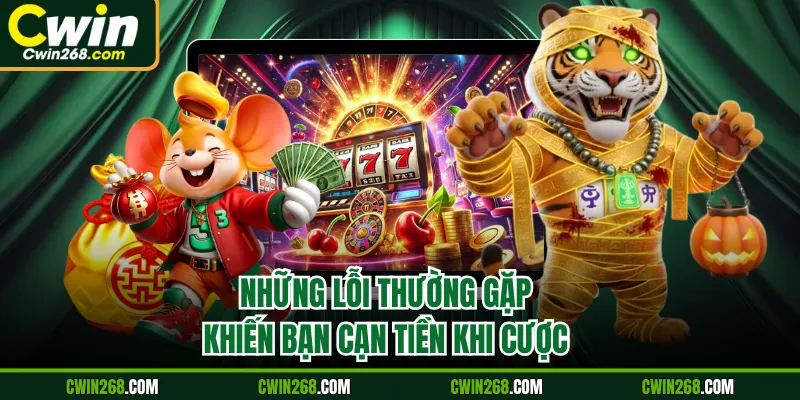 Những lỗi thường gặp khiến bạn cạn tiền khi cược