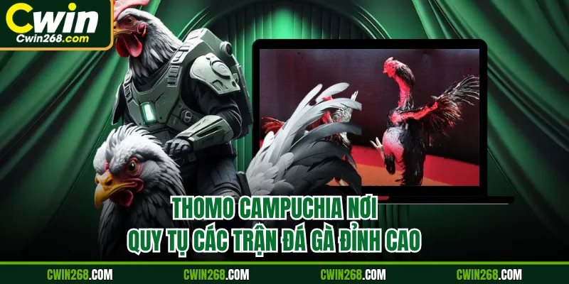 Thomo Campuchia nơi quy tụ các trận đá gà đỉnh cao