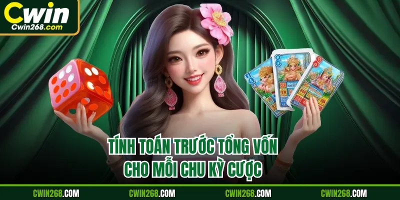 Tính toán trước tổng vốn cho mỗi chu kỳ cược